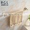 Fresh Design Zinc Alloy and Ceramic Bathroom Accessories Wall Mounted Gold Finishing Single Towel Rail-11824