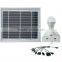 3W portable solar home light with 4400mAh lithium battery for lighting and phone charging