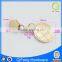 HS-028 fancy metallic zippers custom metal round simple design