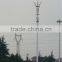 Telecommunication galvanized steel monopole GSM antenna tower
