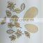 table decoration Gold leaf christmas train yard decoration