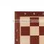 CHW32 Flat (Mahogany & Sycamore) Wooden Chess Board: Size # 5