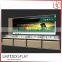 wheeled LED mobile phone display cabinet mobile phone counter mobile showcase for displaying smart phones