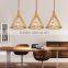 Nordic Light Bar restaurant study bedroom chandelier Wooden chandelier