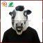 Halloween Costume Realistic Animal Cow Full Head Party Face Latex Mask