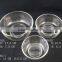 glass bowl & glass plate