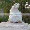 faux white rabbit make fur life size animal replica easter bunny