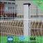 Peach column type guardrail nets/Peach post assembled Welded Curved wire mesh fence for wholesale