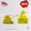 flag ear tag with TPU material in yellow 42*34 mm