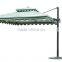Two levels aluminum Frame and Marble base Square rome umbrella
