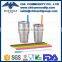 Reusable rubber silicone drinking straws with heat resistance