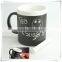 11oz Rond Chalk Ceramic Mug With Black Matt Black Coated