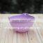 plastic hanging flowerpot with metal chain hanger