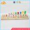 Wholesale hot math teaching aid wooden number learning toy preschool wooden number learning toy W12E002