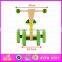 2015 New arrival Wooden Kid Trike Toy,Interesting cheap Wooden Tricycle Toy,Green color wooden baby tricycle toy in bulk W16A013