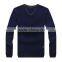 wholesale Knit Sweater Cashmere/wool v-neck Sweater Mens