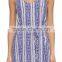 Women elegant spaghetti straps tie waist long printed flowy chiffon maxi dress