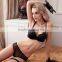 Lovely girl seamless push up lace bra panty set sexy photos