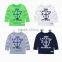 J3627 OEM High Quality printed Children Boy Baby sweatshirt kids clothing wholesale