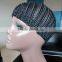 2017 Summer Fashionable Cheap Soft Synthetic Crochet Braid Cap Wholesale For The Black