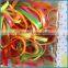 High quality neon colorful elastic rubber bands for hair