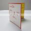 Custom good quality led flashing light up greeting cards with battery
