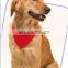 WhiteTriangular Bandage Bandana Pet dog Collar Neck Scarf for DIY Printing