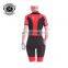 Blank black and red OEM design sublimation cycling jersey 2017