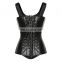 Wholesale Body Shaper Leather Jacket Corset Waist Trainers