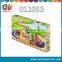Fashion Animal World Rail Train Toy Connecting Plastic Building Blocks
