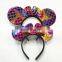 multicolor mermaid ear mickey mouse ear headband