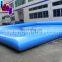 Paddle boat blue color big inflatable swimming pool For School