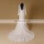 Classical Long Sleeve Scoop Neck Beading Belt Lace Mermaid Wedding Dress