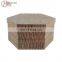 The most popular hexagonal retro woven bamboo decorative pattern storage box