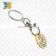 promotional customized soft enamel metal car logo keychain