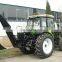 90hp tractor with air conditioner, farmming tractor, tractor with grass fork