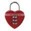 NEWMAN CP8026 3 Digit Love Heart Shape Password Combination Padlock,Uncuttable Luggage Zinc Alloy Lock