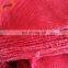 52*85 cm Light red onion cheap PE/PP raschel leno mesh bag for sale