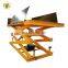 7LSJG Shandong SevenLift 2 ton manual outdoor stationary hydraulic large scissor lift table platform