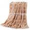 Amazon Hot Sale Wholesale Polyester Soft Luxury Sherpa Blankets Long Hair PV Velvet Plush Faux Fur Throw Blanket