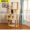 Large cat climbing frame wholesale cat litter cat tree multi-storey wooden cat scratching post cat toy cat jumping platform