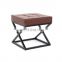 Customized Newest Design Home storage metal round changing shoes stool