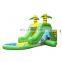 Home Garden Inflatable Jungle Water Slides With Pool Kids