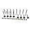 Intake & Exhaust Valves w/ Valve Stem Seals Kit Fit For Hyundai Accent Kia Rio Rio5 22211-26600