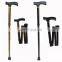 Portable travel adjustable aluminum orthopedic walking stick canes prices handy walking blind sticks for thealth care therapy.