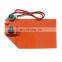24v 12v 120v 220v 200 degree Industrial flexible silicone rubber heating pad plate heater with thermostat