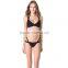 New Arrival Women's Summer Sey 2 Pieces Bikinis Bet Bandage Swimsuit 2015 Fashion Bathing Suit Ladies Swimwear