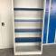 Book shelf blue and gray color office steel cabinet without door H1850XW900XD400mm