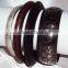 Two Tone Brass Color Bangle Set of 2 Pieces, Designer Metal Bangle 10276