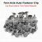 Hot Sale 50pcs  Universal Beige Gray Plastic Rivets 7mm Hole Auto Fasteners Car Roof Liner Trim Panel Retainer Clip